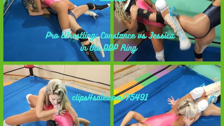 Pro Jessica vs Constance in the DDP Ring