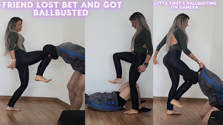 Lytta makes Ballbusting Bet with her friendzone friend - He pay her Shopping if 