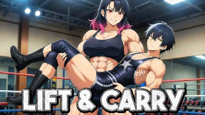 Princess Carry Humiliation - Rika Lifts Your Defeated Body Like A Trophy