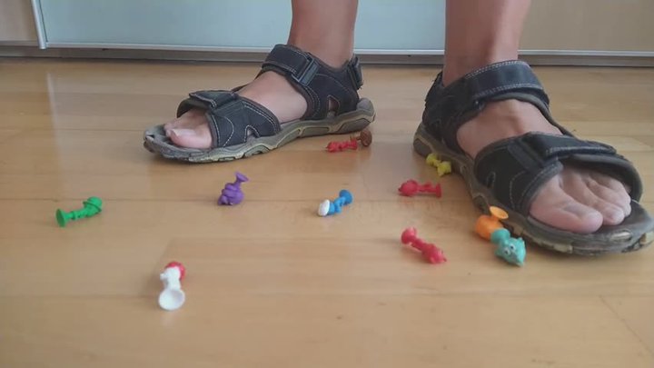 Tinies are in my giant house. I have to crush them with my sandals and then with