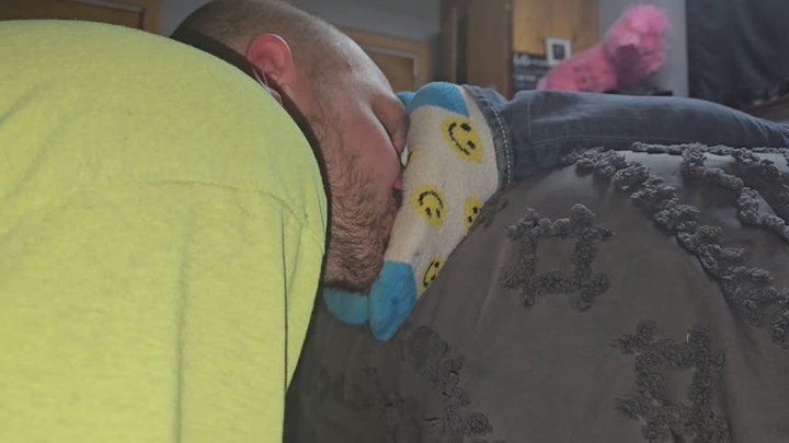 Chrissy sock slave training
