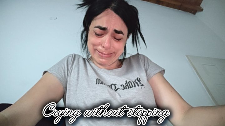 Crying in anguish