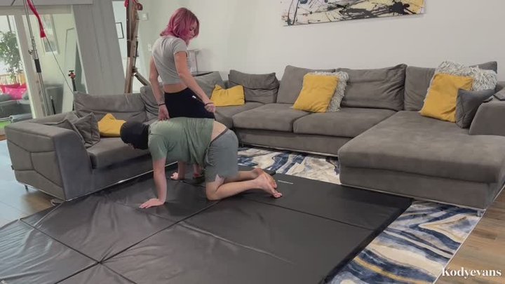 Stepmom and stepson ponyride