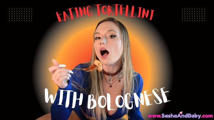Eating Tortellini With Bolognese In Bed