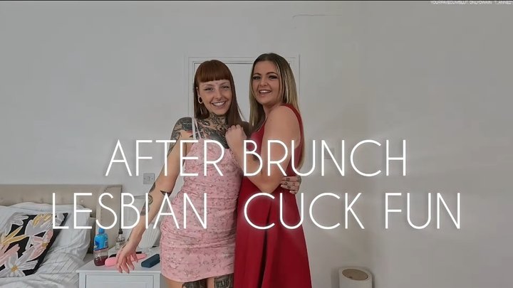 AFTER BRUNCH LESBIAN CUCK FUN WITH RIMMING!
