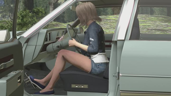 Oldsmobile Station Wagon Cranking Template - Libby in Flats 1080p