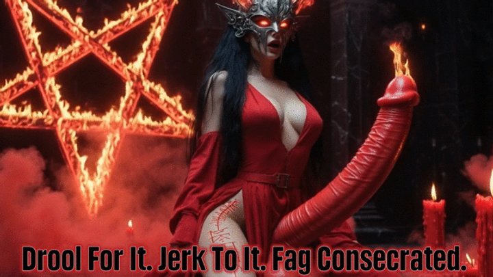 Drool For It. Jerk To It. Faggot Consecrated