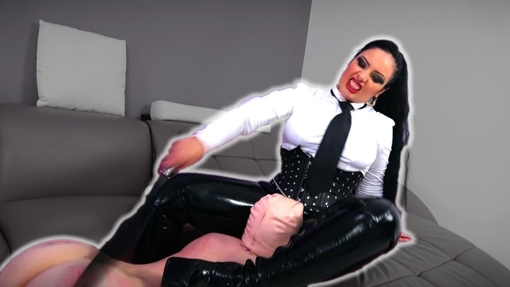 Whipping and Sanctum Worship: Matriarch Ezada Sinn Uses Her Latex-Clad Puppy