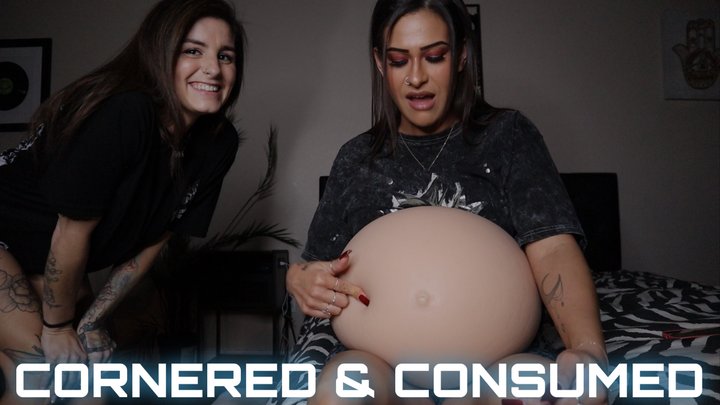 “Cornered And Consumed Full Version” [VORE + BELLY]