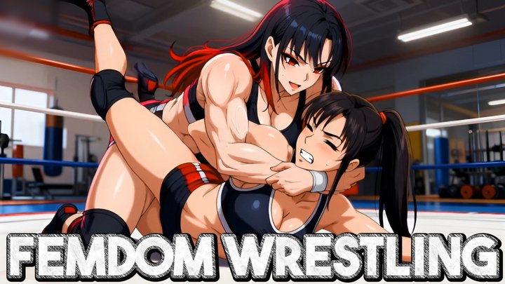 Women's Wrestling Beatdown - Rika Makes Her Opponent Submit | Femdom Fighting An