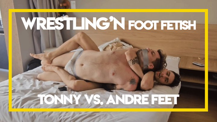 Tonny and André Feet (1080p) Wrestling - Foot Fetish - Gay Bondage - Gay Dominat
