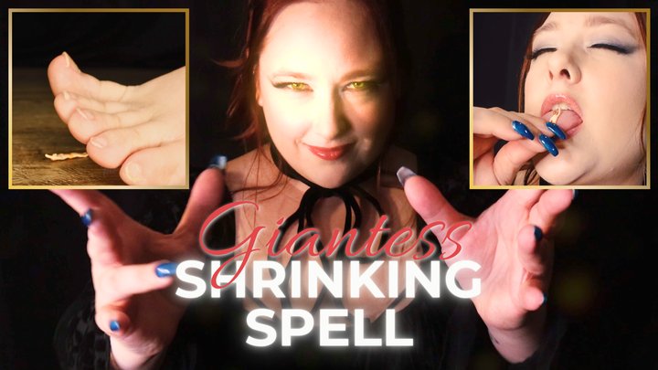 Barefoot Witch Shrinks You ~ Giantess Foot Torment & Oral Vore ~ Immersive Dual 