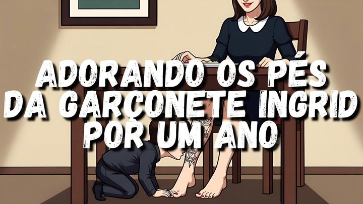 Adorando os pes de Ingrid por um ano