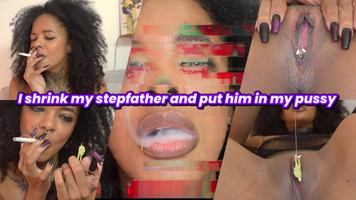 Ebony Giantess Tiny Man Pussy Play Shrink - Smerald