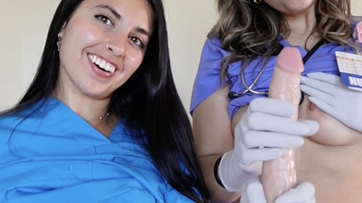 GG NAUGHTY BRATTY NURSE JOI Nurse Cherry & Nurse Luna, give you a JOI with a dil