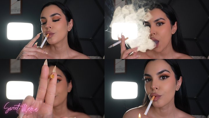 Blowing smoke on you and coughing | Sweet Maria