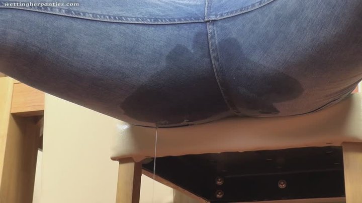 Kacie Soaks Her Jeans And Panties Wetting