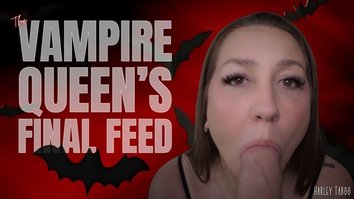 Vampire Queen's Final Feed | Immortal vampiress Harley Taboo drained by guard's 