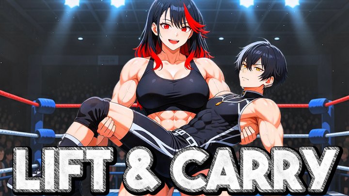 Princess Carry Humiliation - Rika Owns Your Body Like Its Hers | Mixed Wrestling
