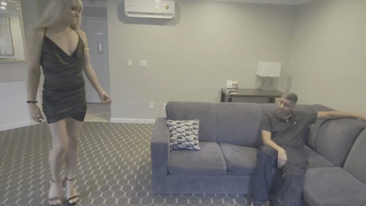 She kept teasing me, so I whipped my dick out.