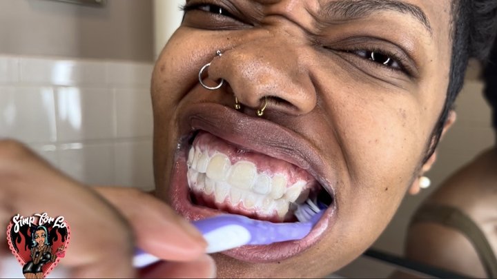 Brushing My New Teeth