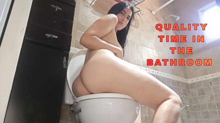 Powerful discharge + burping + hiccups in the bathroom!