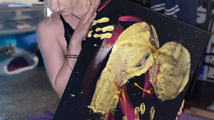 I Was Supposed To Paint The Canvas… But My Body Looked Better | First Time Body 