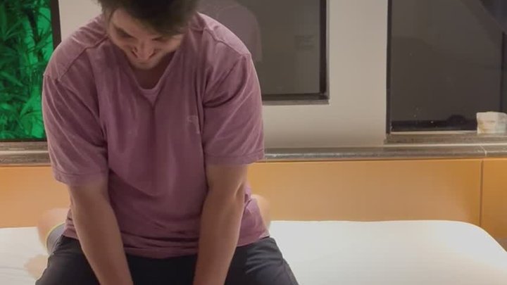 GYM MASTER STRANGULE AND FACE SLAP DOM