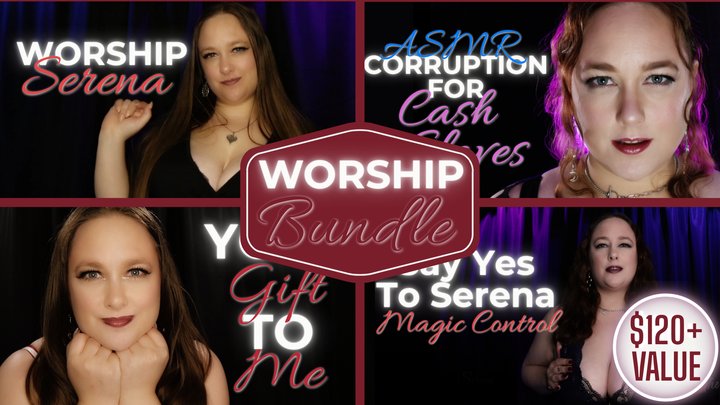 Birthday Bundle ~ 12 Clips of FinDom Goddess Worship and Obedience Training ~ Se