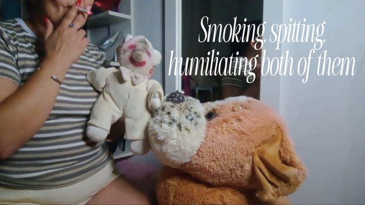 Smoking, spitting, humiliating both of them