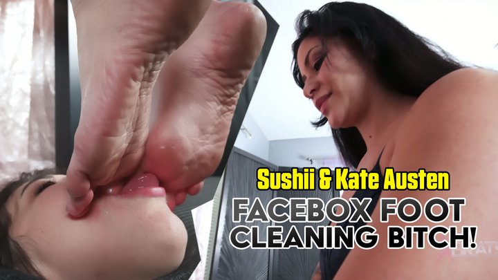 Sushii & Kate Austen - My New Facebox Foot Cleaning Bitch - 4K UHD
