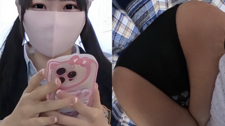 POV; Japanese School Girl Yurika Gets Upskirted in Public