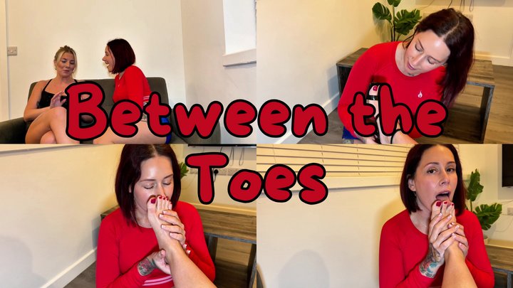 Between The Toes - Lesbian MILF Foot Worship - Foot Fetish - Toe Sucking - Sweat