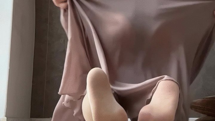 Feet tease in slow motion!