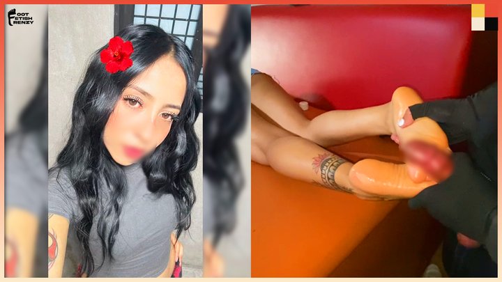 Fucked Her Feet While His Ex Was Hitting Her Phone Just a Day After She Dumped H
