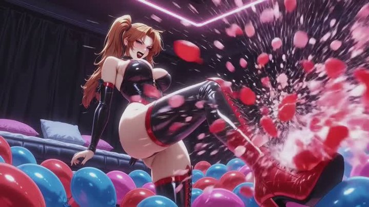 Inflatables Fantasies #9B: Confessions of a Balloon Bursting Siren (Animated)