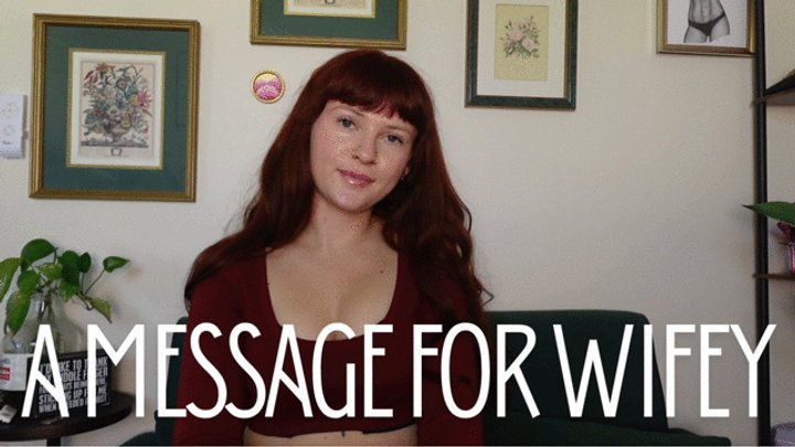 A Message For Wifey (Cheating Homewrecking Mean Bratty Domme)