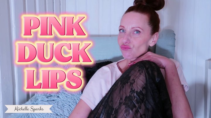 Pink duck lips