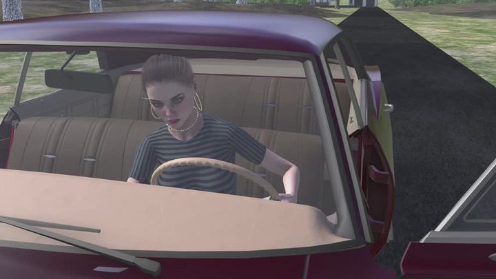 1967 Chevrolet Impala Cranking Template - Myriel in Platform Thong Sandals 1080p