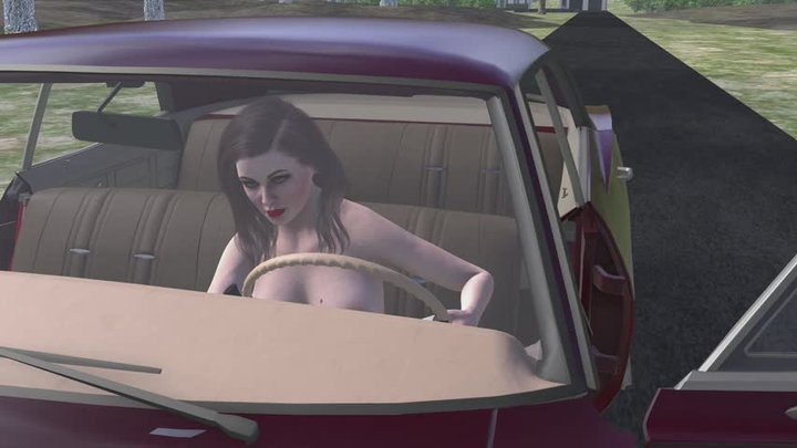 1967 Chevrolet Impala Cranking Template - Paige Naked and Barefoot 1080p