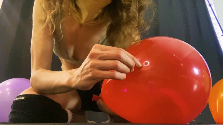 Balloon Popping with Needle