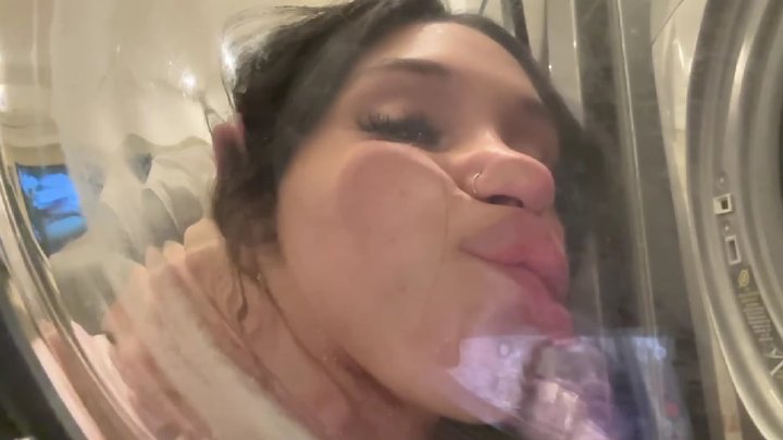 NOSE SLAMED against the glass