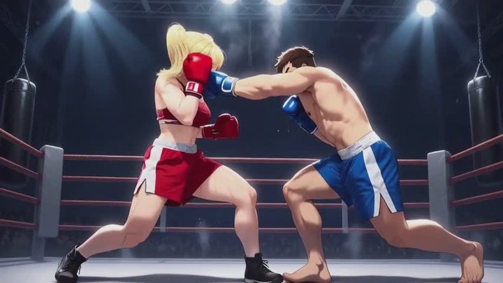 Mixed Boxing Fantasies #10B: My Sensual Boxing Submission (Animated)