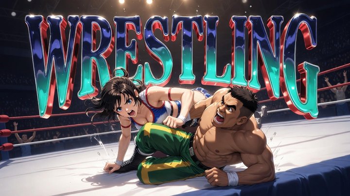 Mixed Wrestling - The Horny Bet Erotic Audio
