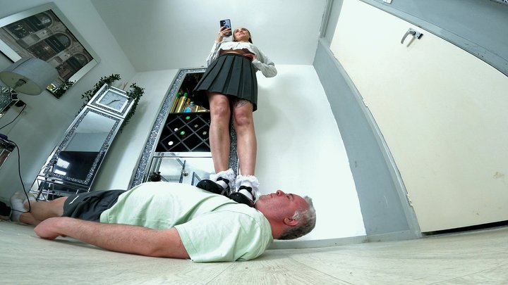 Schoolgirl Trample FLOOR CAM (4K)