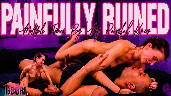 Ballbustin' Fuckin' - Ruined Over and Over with Heavy Knee Strikes