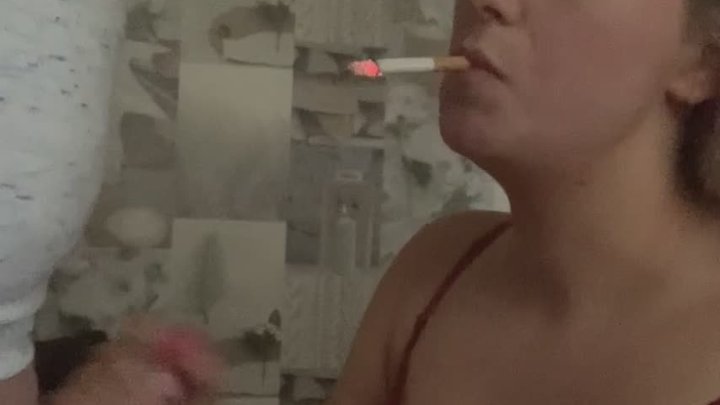 Goddess Paisley Smoking Blowjob Handjob