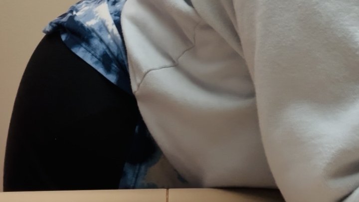 Gassy MILF Gets Bent Over Bathroom Counter by College Stud & Farts On His Cock W