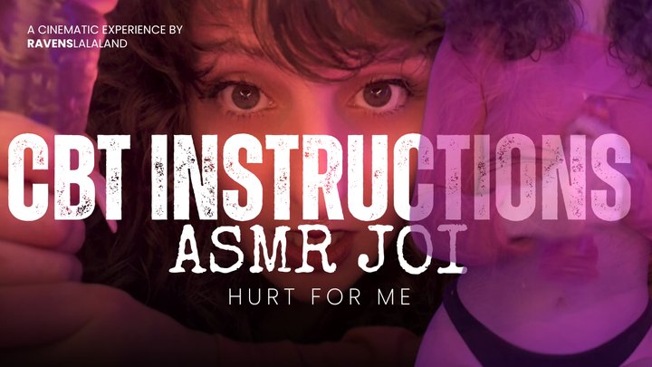CBT Instructions ASMR JOI — Hurt For Me