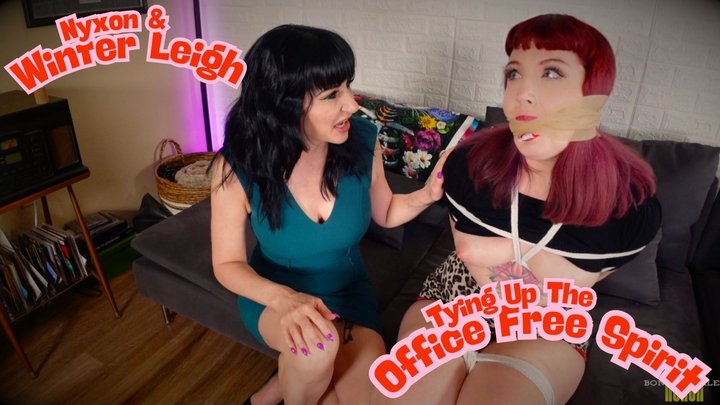 Nyxon & Winter Leigh Tying Up The Office Free Spirit 720p